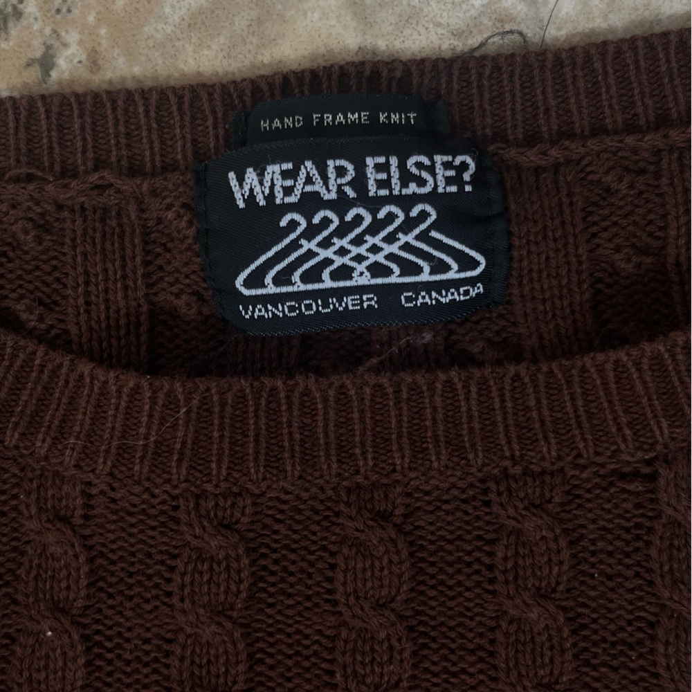Vintage Wear Else Hand Frame Knit Sweater